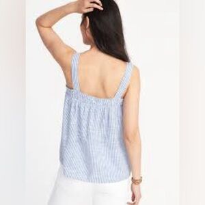 Old Navy Light Blue Striped Camisole